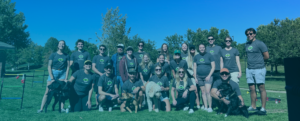 Image of the Power TakeOff team at a summer company picnic.